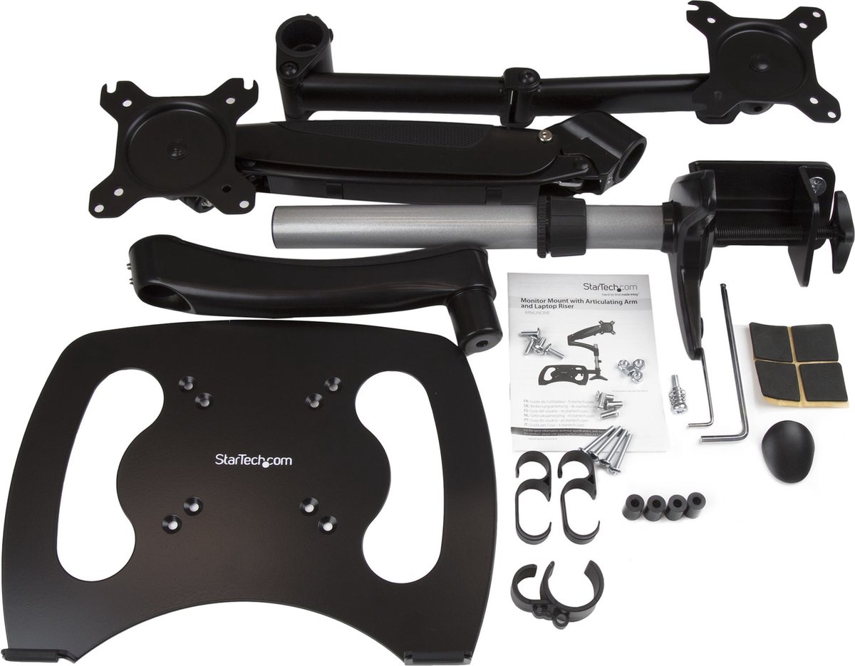 Screen table support startech armunon 4 orig - Screen Table Support Startech Armunonb tot 27" Bureausteun (zwart)