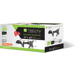 Techly ica lcd 110bk tv bevestiging 8 2 orig - Techly Serie tot 32" Muurbeugel (zwart)