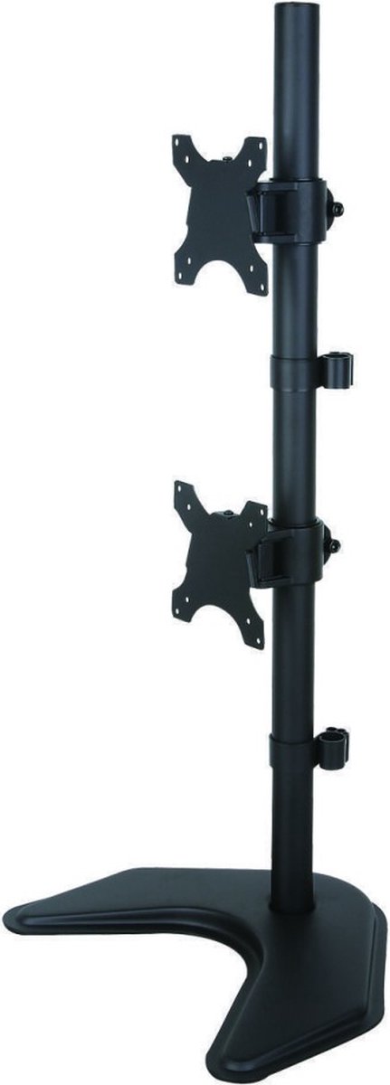 Techly ica lcd 2520v monitorvoet 2 vo 6 orig - TECHly Ica-LCD-2520V voor 2 schermen tot 27" Monitorstandaard (zwart)