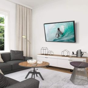 Techly ica lcd 2903 37 zwart flat 6 orig - Techly ICA-LCD-2903 tot 37" Muurbeugel (zwart)