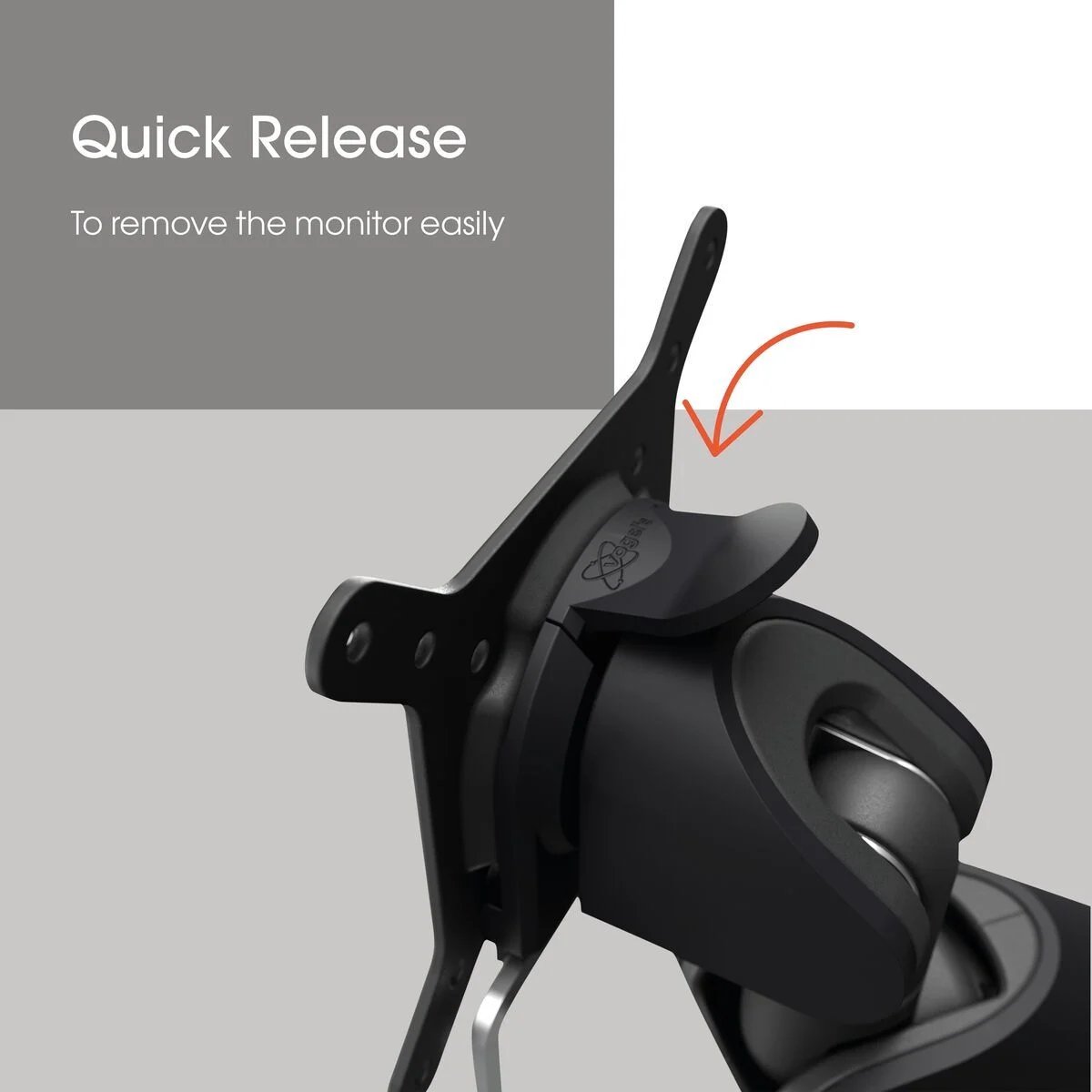Vogel s momo 2137 monitor arm motion z 10 orig - Vogel's Momo 2137 Monitor Arm Motion tot 43" Bureausteun (zwart)