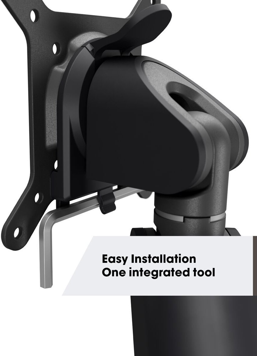 Vogel s momo 2137 monitor arm motion z 4 orig - Vogel's Momo 2137 Monitor Arm Motion tot 43" Bureausteun (zwart)
