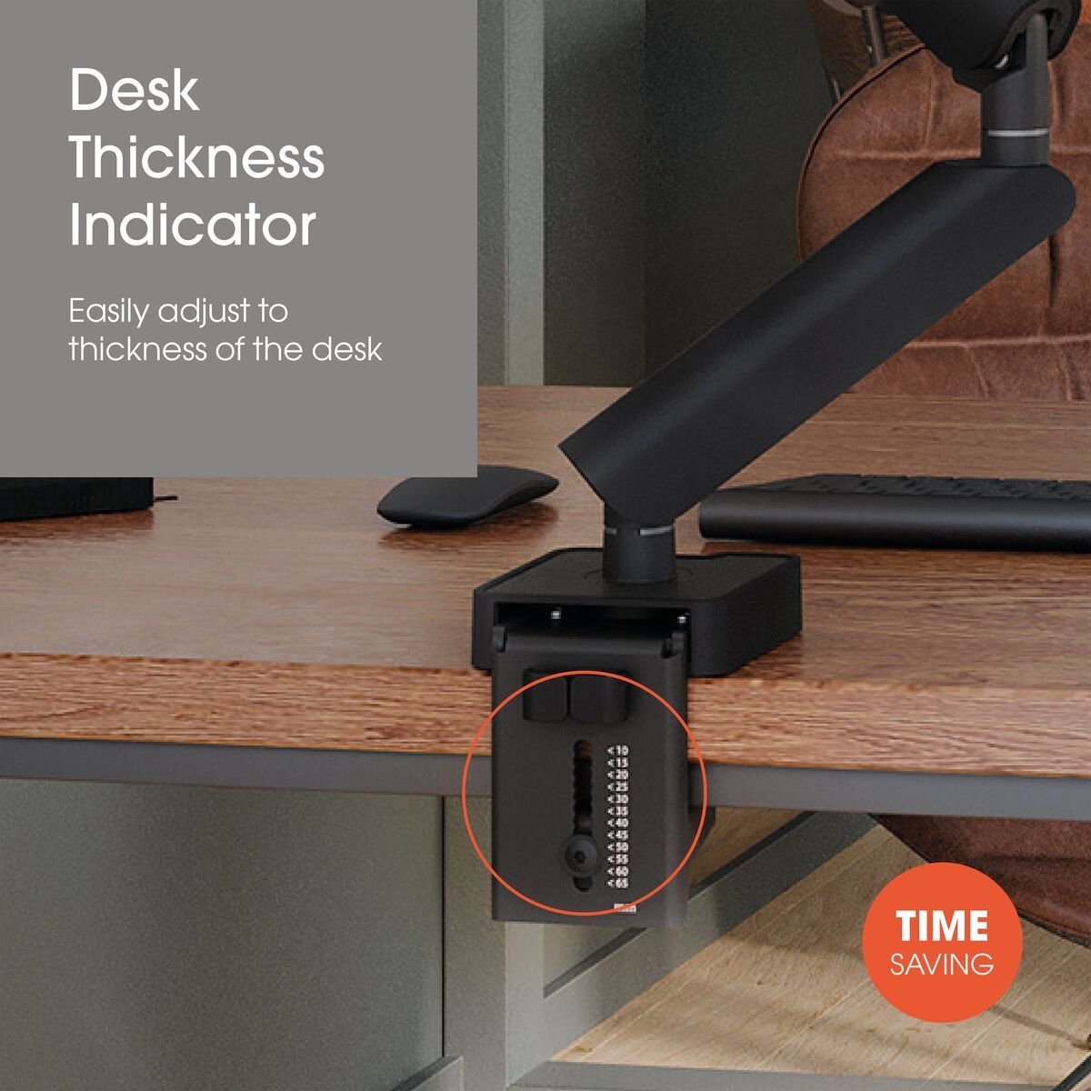 Vogel s momo 2137 monitor arm motion z 6 orig - Vogel's Momo 2137 Monitor Arm Motion tot 43" Bureausteun (zwart)