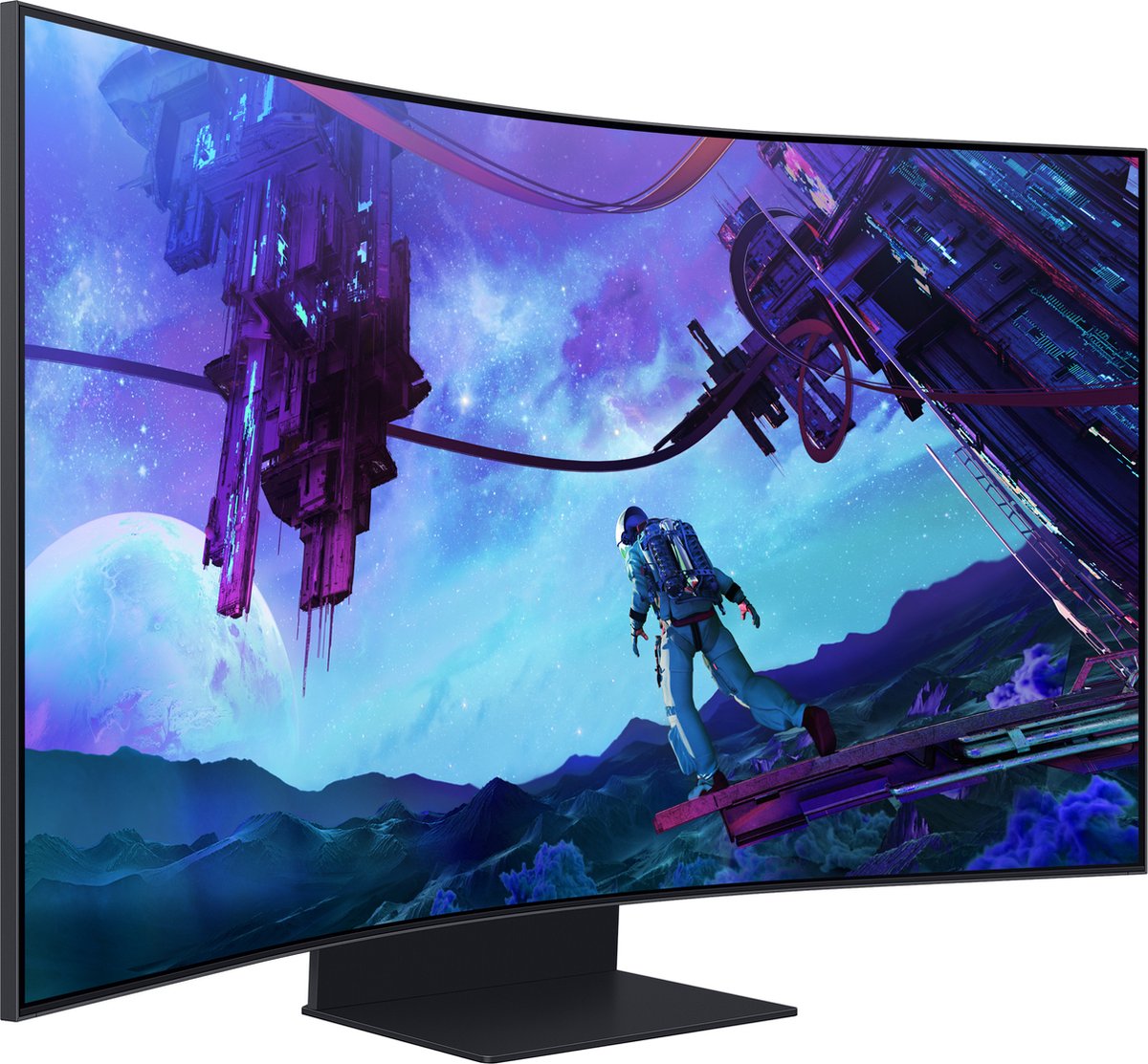 Samsung 55" Odyssey Ark 2nd Gen S55CG970NU Curved Gaming Monitor - afbeelding 3