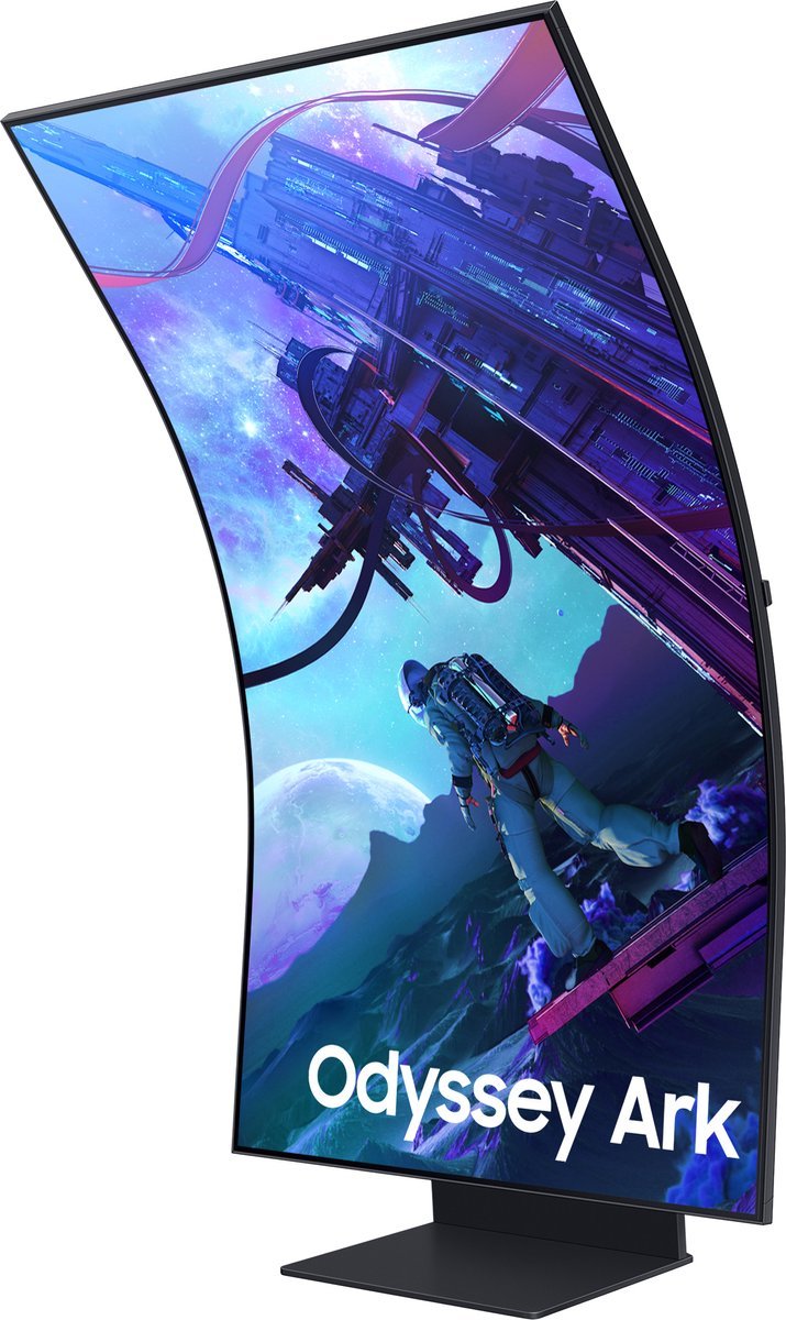  138Cm/55 (3840X2160) Samsung Odyssey Ark S55Cg970Nu G97Nc Serie Curved 16:9 Qled 4K 165Hz Quantumhd