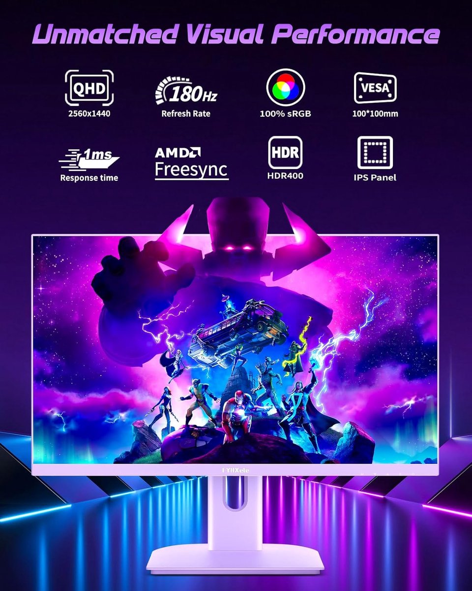 30" Curved Gaming Monitor, 144Hz/200Hz Ultrawide Computer Monitor - afbeelding 10