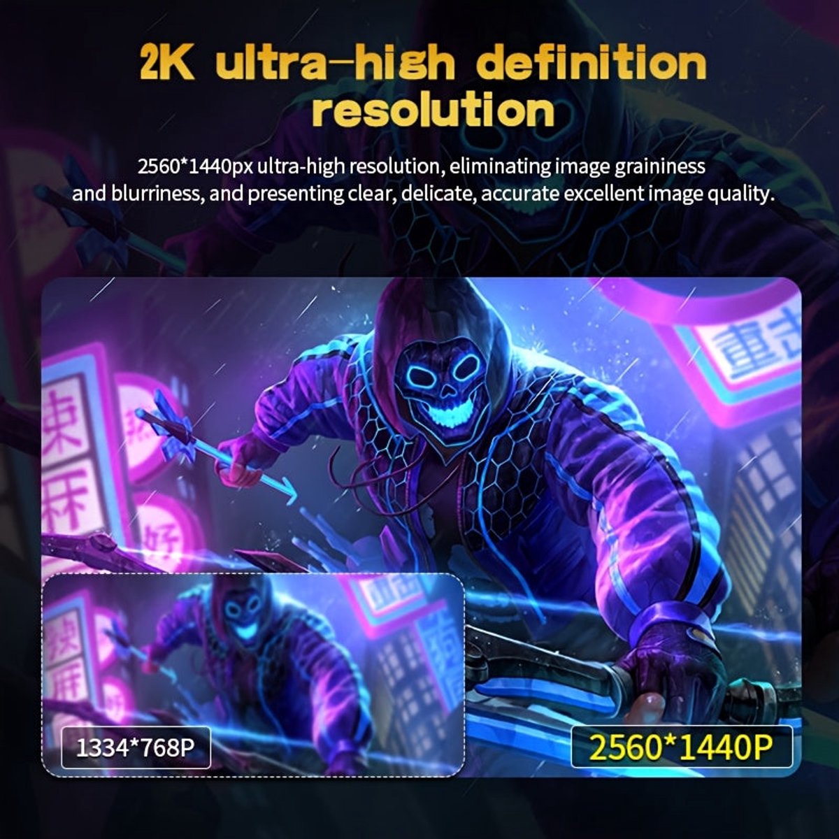 LC-Power LC-M34-UWQHD-144-C-V2 34" Curved VA UWQHD 144Hz Gaming Monitor - afbeelding 2