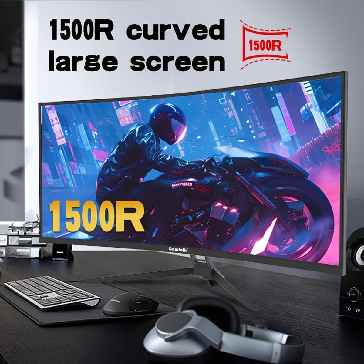 Titan Army C34A1R 34" UWQHD 165Hz Curved Gaming Monitor - afbeelding 4