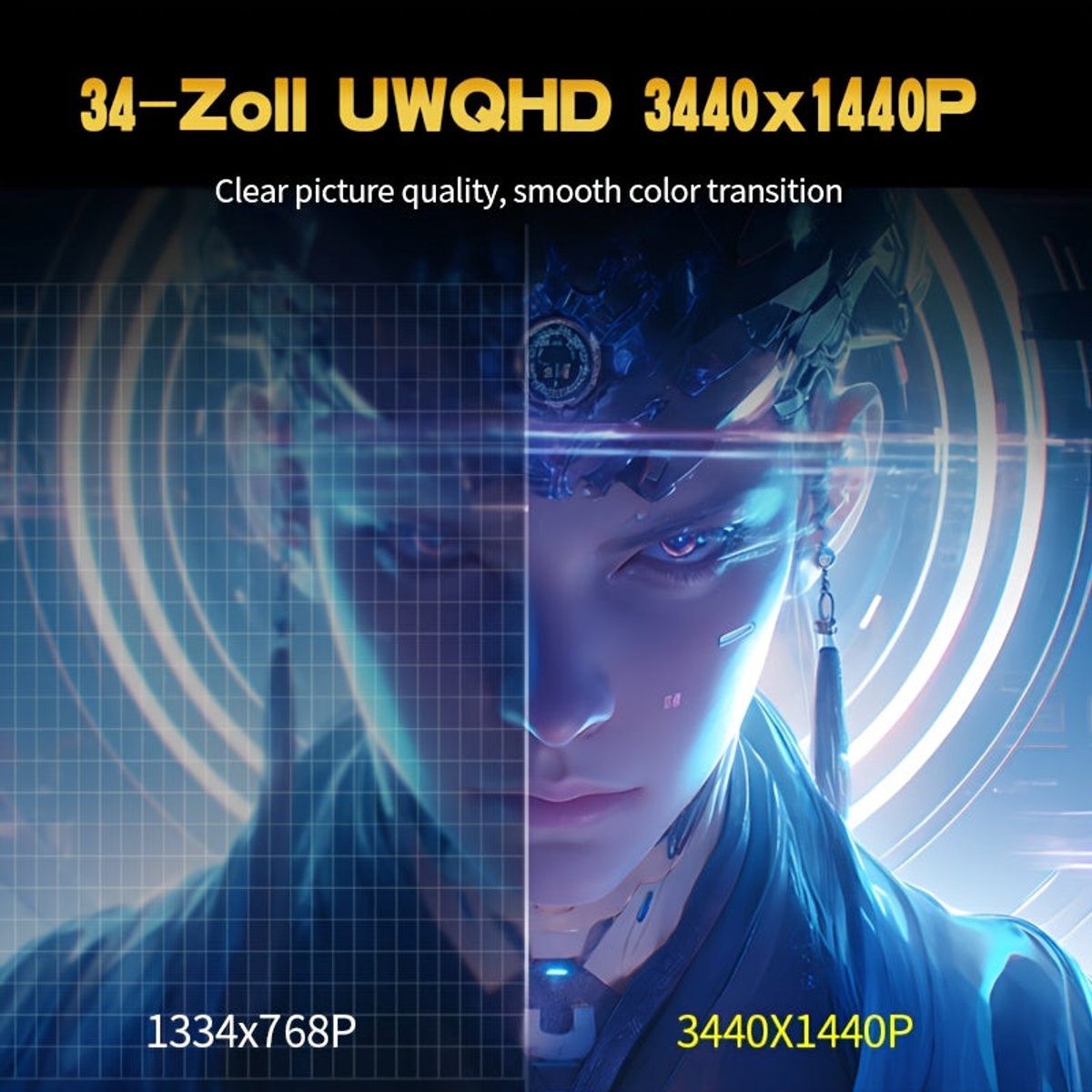 Titan Army C34A1R 34" UWQHD 165Hz Curved Gaming Monitor - afbeelding 5