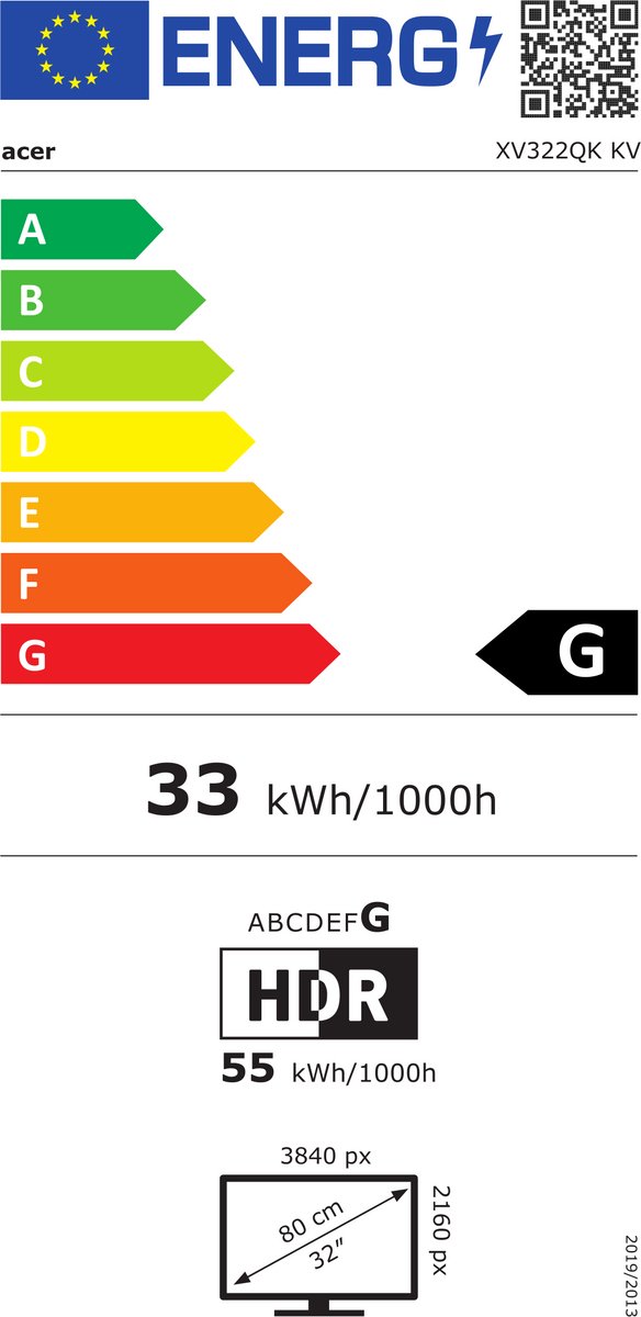 Acer Nitro Xv322Qkkv 32" 4K Ultra Hd 144Hz Ips Gaming Monitor - afbeelding 5