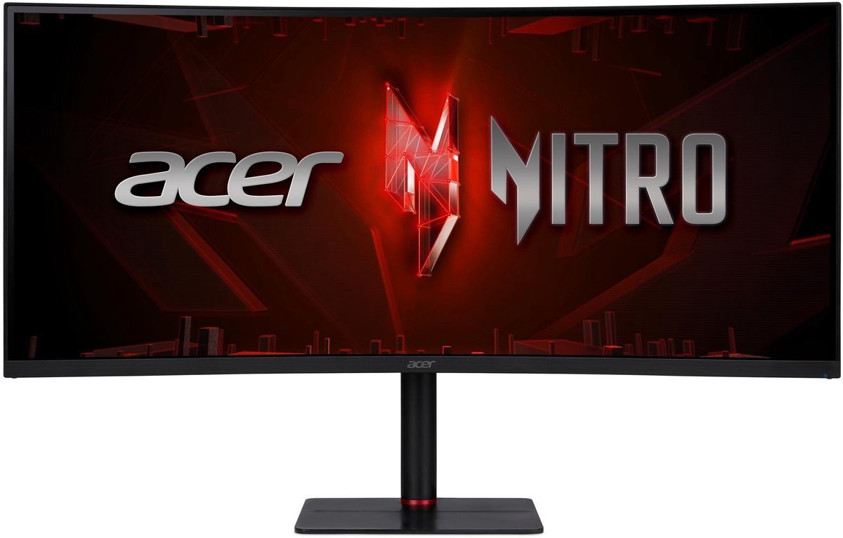 Acer Acer Nitro Xv5 Xv345Curxbmiipphx Computer Monitor 86,4 Cm (34") 3440 X 1440 Pixels Ultrawide Quad Hd Lcd Zwart