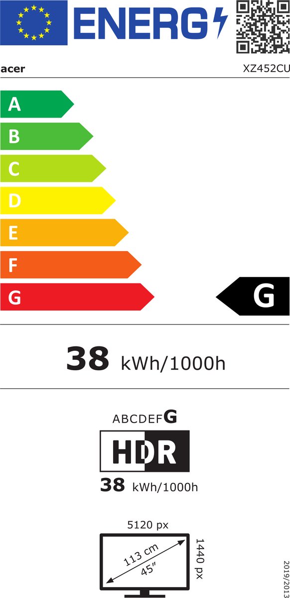 Acer Nitro Xz452Cuvbemiiphuzx monitor - afbeelding 7