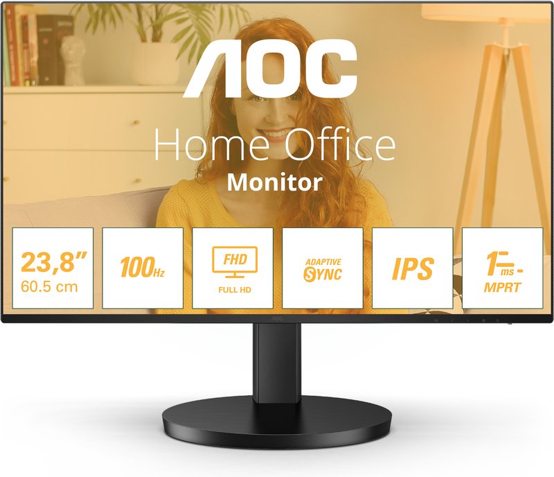 Aoc 24b3ha2 full hd ips monitor 10 - AOC Basic-line B3 24B3HA2 23.8" Monitor (Black)
