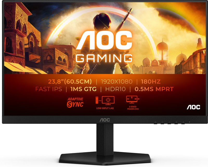 Aoc 24g42e 23 8 monitor - AOC 24G42E Fast - 0.5ms Randloos Design 23.8" Monitor (Black)
