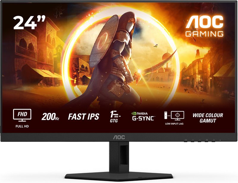 Aoc 24g4hre 23 8 monitor - AOC G4 24G4Hre Fast G-Sync Compatible 0.5ms 23.8" Monitor (Black)
