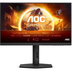 AOC Aoc 24G4X - Full Hd Fast Ips Gaming Monitor - 180Hz - Verstelbaar - 24 Inch