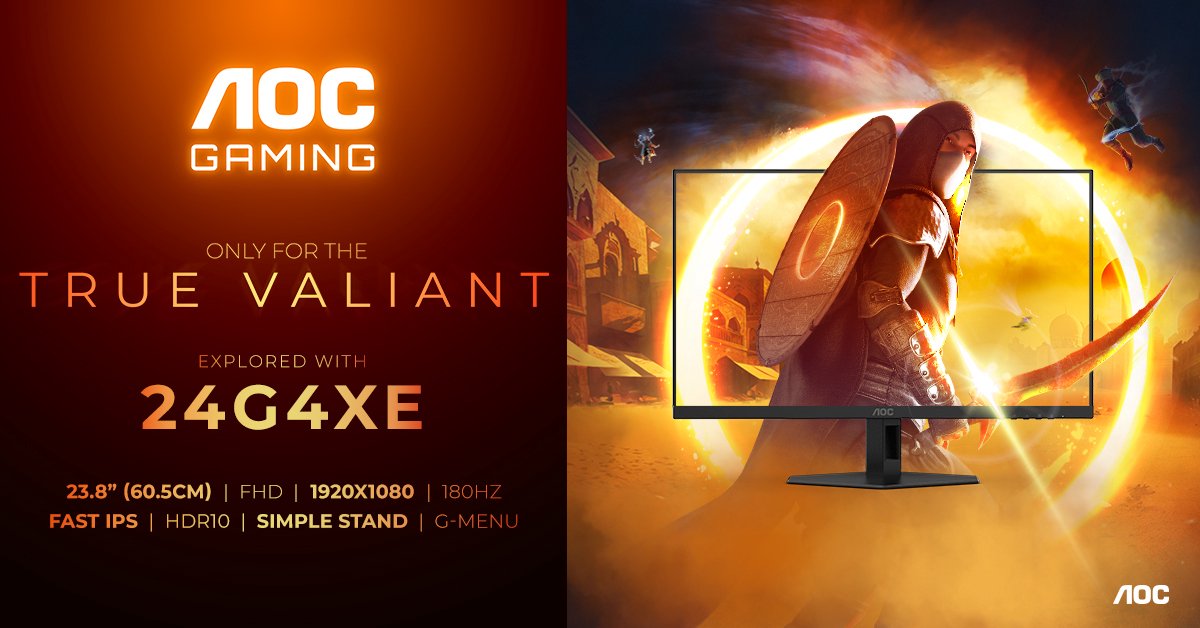 24G4Xe - Full Hd Fast Ips Gaming Monitor - 180Hz - Speakers - 24 Inch - afbeelding 5