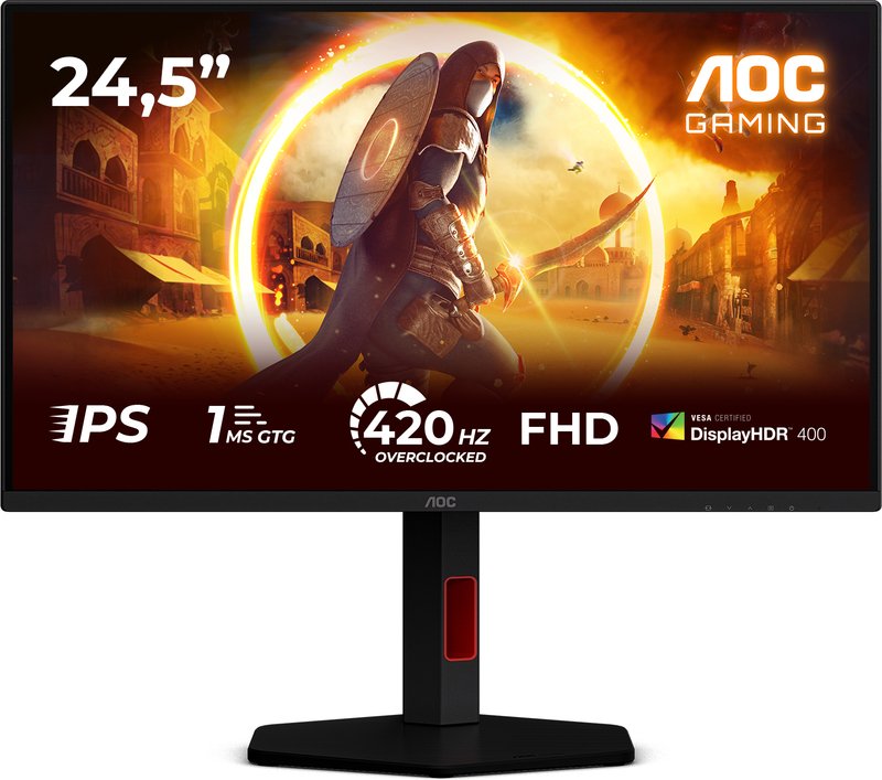 Aoc 25g4kur 24 5 monitor - AOC 25G4KUR 24.5" Monitor (Black)