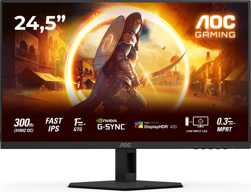 Aoc 25g4sre 24 5 monitor - AOC G4 25G4SRE 24.5" Monitor (Black)