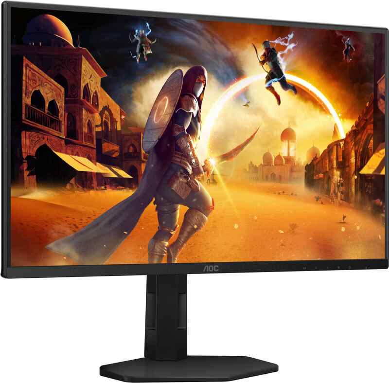 Aoc 25g4sxu 24 5 monitor 2 orig - AOC G4 25G4Sxu - 24.5" Monitor (Black)