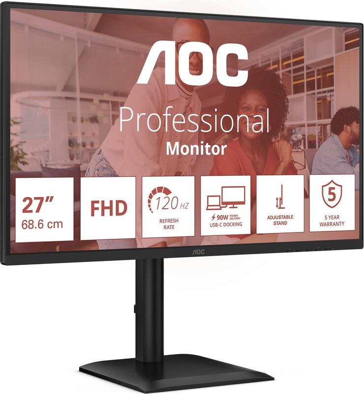 Aoc 27e4cv computer monitor 68 6 c 2 orig - AOC Professional 27E4CV 27" Monitor (Black)