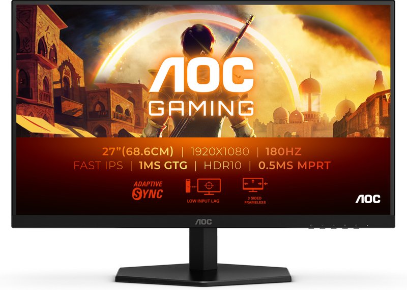Aoc 27g42e 27 monitor - AOC 27G42E 27" 27" Monitor (Black Red)