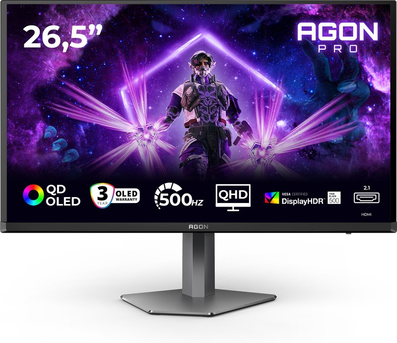 Aoc ag276qkd2 26 5 monitor - AOC Agon Pro Ag276Qkd2 26.5" Monitor (Black And Gun Gray)