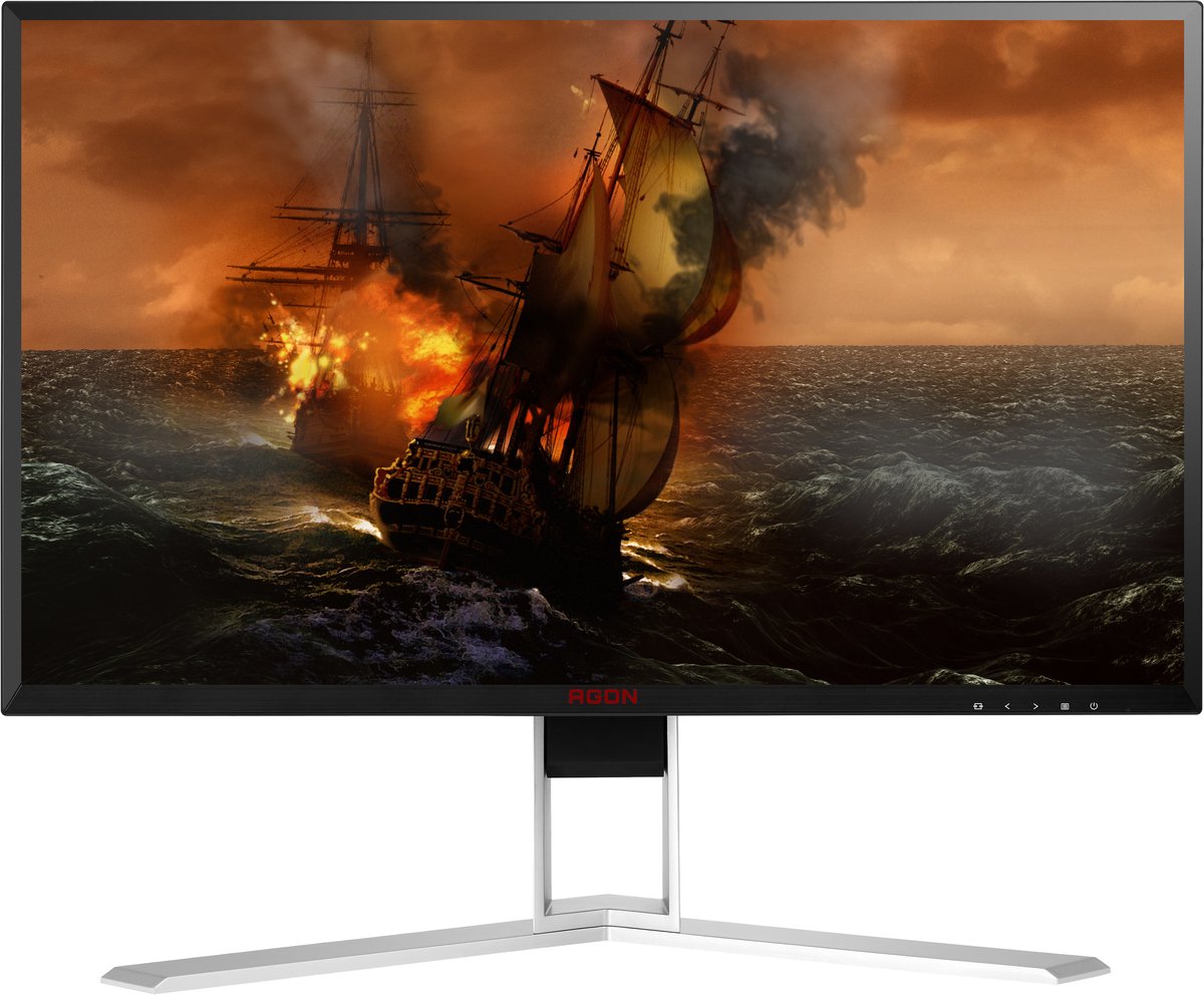 Aoc agon ag271qg wqhd monitor 165 2 orig - AOC AGON AG271QG 4ms G-Sync 27" Monitor (zwart)
