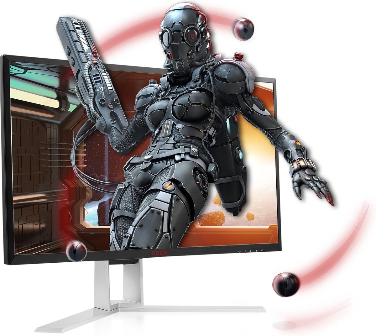 AGON AG273QCX 27" Monitor (Black) - afbeelding 8