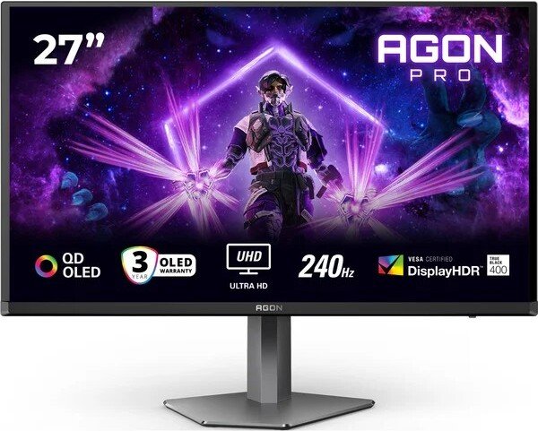 Aoc agon pro ag276uzd 26 5 4k - AOC Agon Pro Ag276Uzd 26.5" Monitor (Black)
