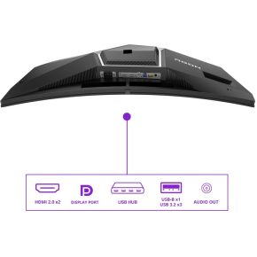 Agon Pro Ag346Ucd 34" Monitor (Black) - afbeelding 7