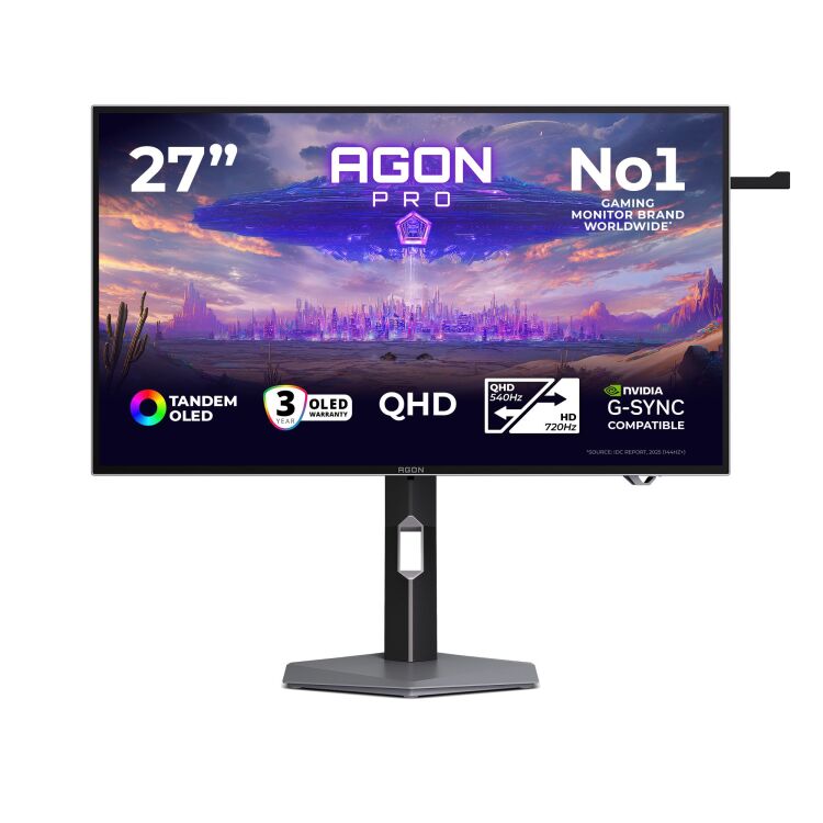 Aoc agon pro agp277qkdc 26 5 monit 11 orig - AOC AGON PRO AGP277QKDC gaming 26.5" Monitor (grijs)
