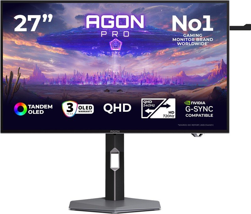 AOC AGON PRO AGP277QKDC gaming 26.5" Monitor