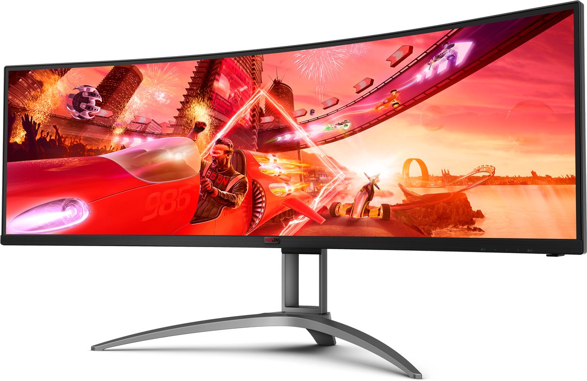 AGON AG493UCX2 48.8" Monitor (Black/Red) - afbeelding 4