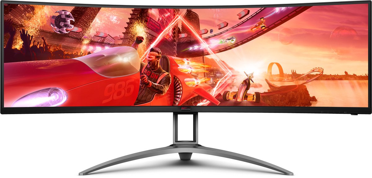 AGON AG493UCX2 48.8" Monitor (Black/Red) - afbeelding 6