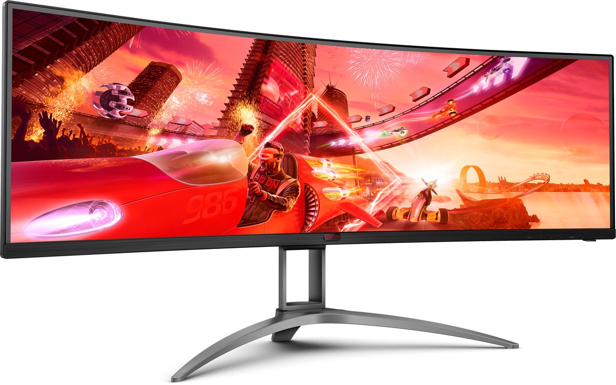 AGON AG493UCX2 48.8" Monitor (Black/Red) - afbeelding 8