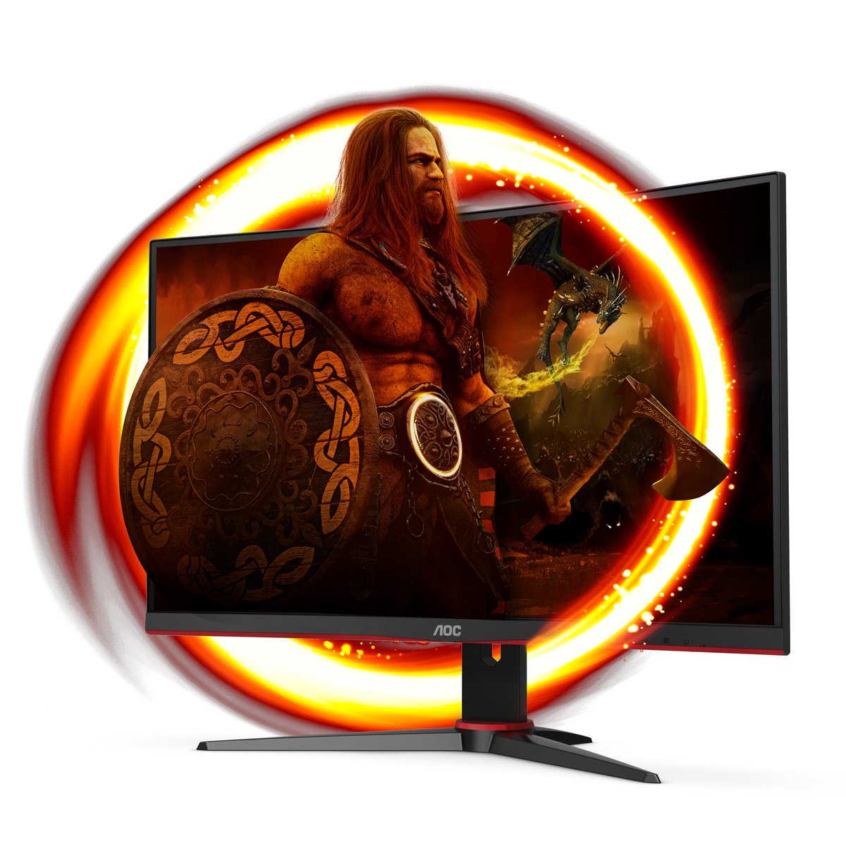 C24G2AE 24" Full HD 165Hz Curved Gaming Monitor - afbeelding 6