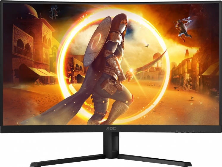 Aoc cq32g4ve 31 5 curved monitor 2 orig - AOC Cq32G4Ve - 31.5" Monitor (Black)