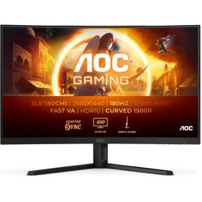 AOC Aoc Cq32G4Ve - Qhd Curved Gaming Monitor - 180Hz - 32 Inch