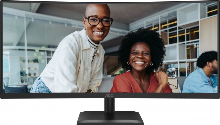 Aoc cu34e4c curved ultrawide busin 2 orig - AOC E4 CU34E4CV Quad 34" Monitor (Black)