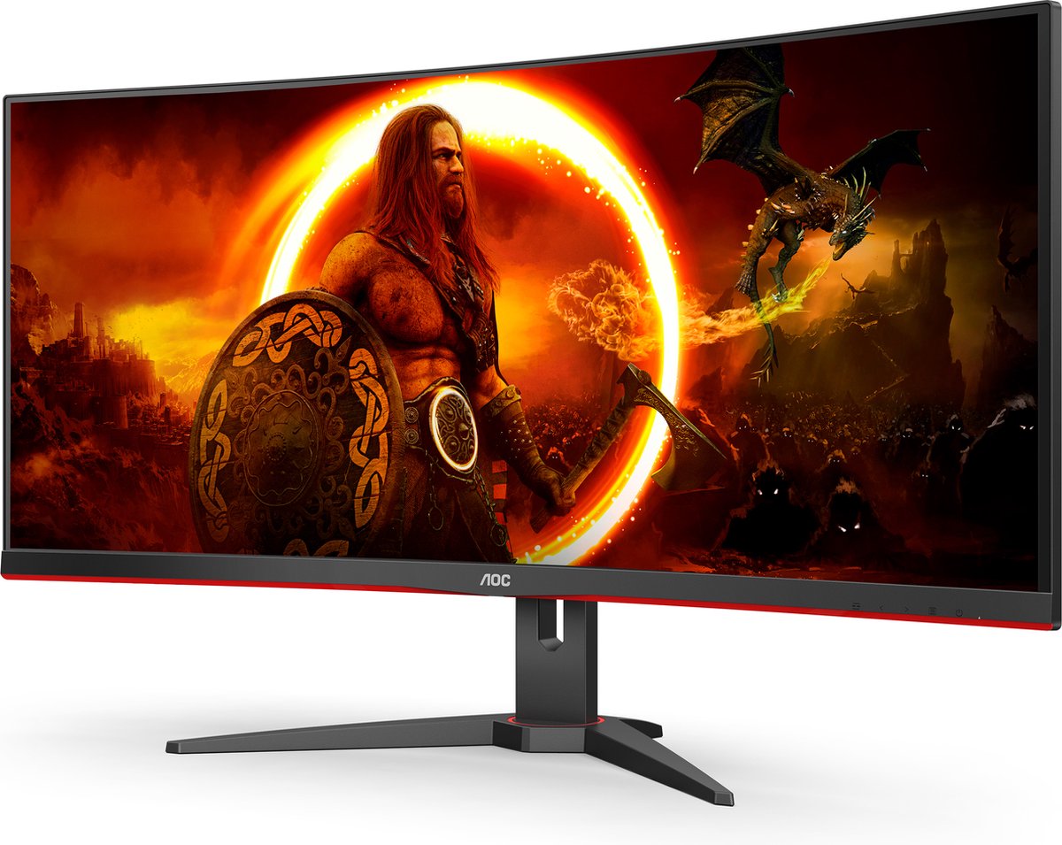 Aoc Cu34G2Xe - Wqhd Ultrawide Curved Gaming Monitor - 144Hz - 34 Inch - afbeelding 7