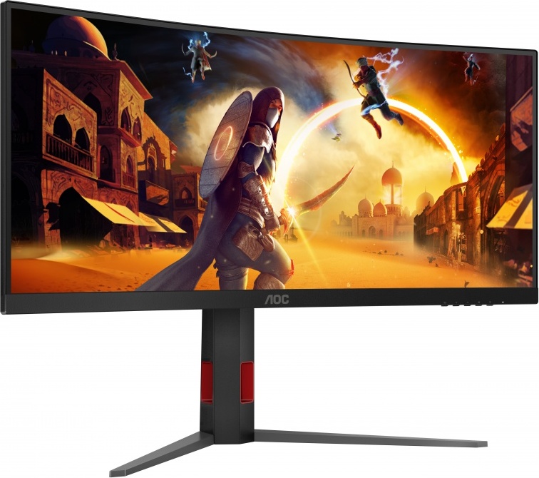 Aoc cu34g4z 34 curved monitor 2 orig - AOC G4 Cu34G4Z - 34" Monitor (Black)