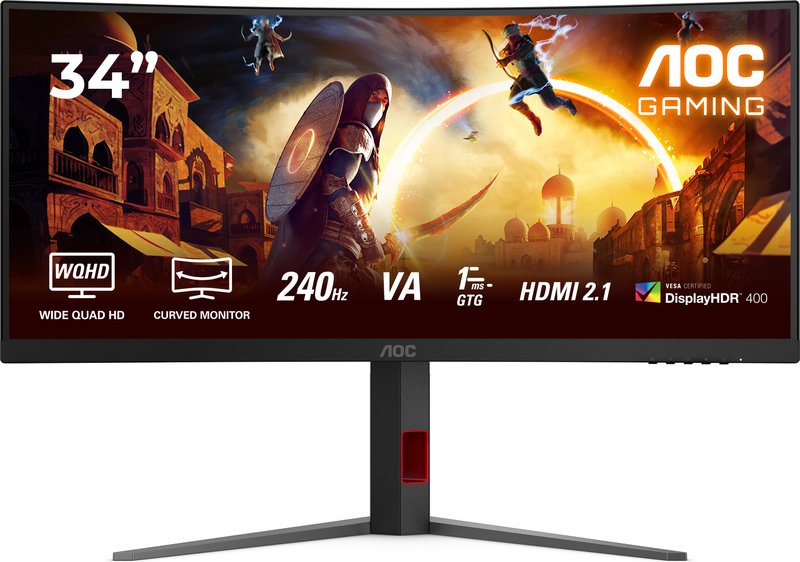 Aoc cu34g4z 34 curved monitor - AOC G4 Cu34G4Z - 34" Monitor (Black)