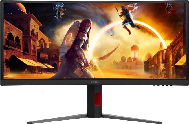 Aoc cu34g4zca 34 curved monitor 7 orig - AOC CU34G4ZCA Curved gaming 34" Monitor (zwart)