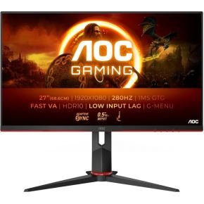 AOC Aoc G2 27G2Zn3/Bk - Full Hd Gaming Monitor - 280Hz - 27 Inch