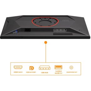 25G4KUR 24.5" Monitor (Black) - afbeelding 7