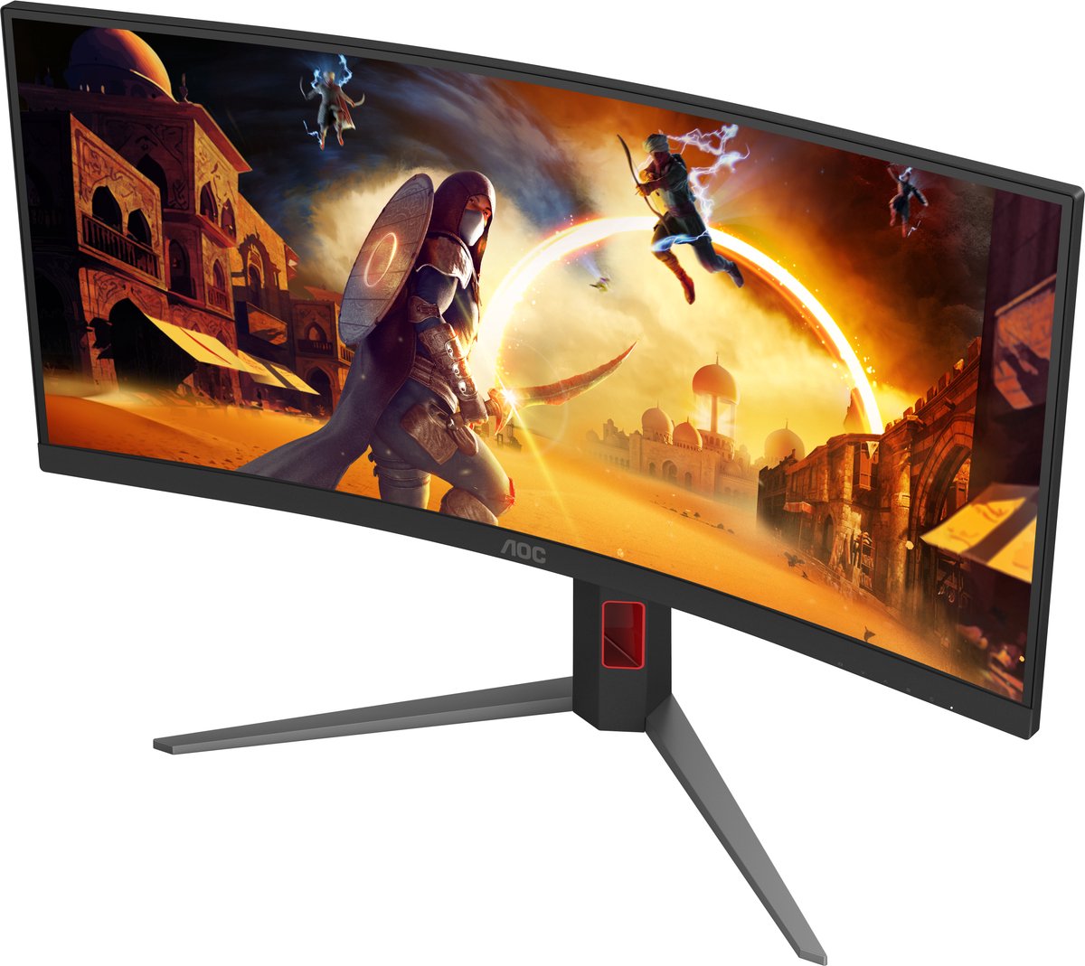 Aoc G4 Cu34G4 - Wqhd Curved Ultrawide Gaming Monitor - 180Hz - 34 Inch - afbeelding 4