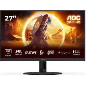 AOC Aoc G4 Q27G4Zr - Qhd Gaming Monitor - 27 Inch - 240Hz - 260Hz Oc - 27 Inch
