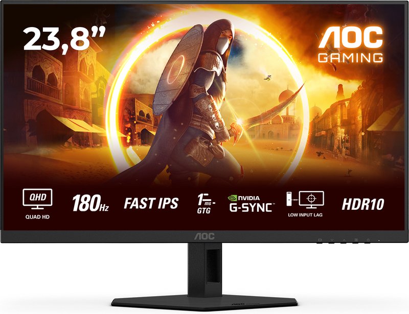 Aoc q24g4re 23 8 monitor - AOC G4 Q24G4Re - 23.8" Monitor (Black)