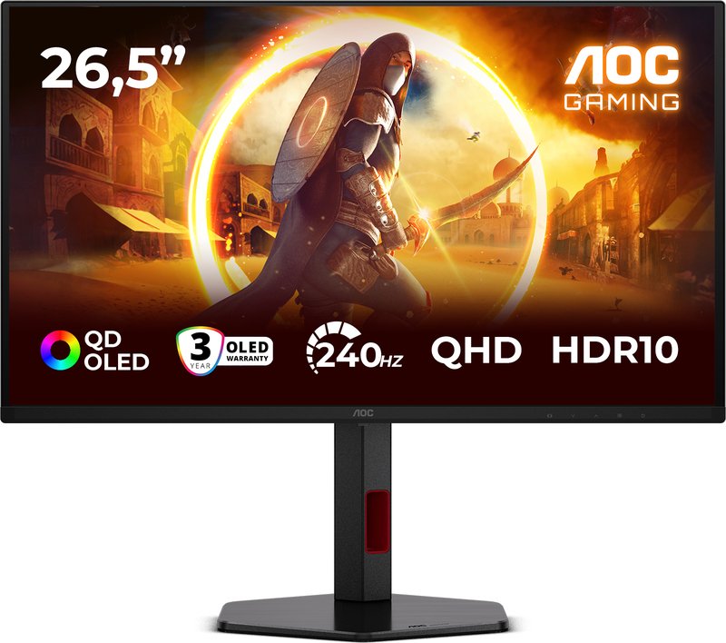 Aoc q27g4zdr 26 5 monitor - AOC Q27G4ZDR 26.5" Monitor (Black)